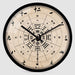 Chinese Style Wall Clocks 10 Inches Ba Gua Clock H288 For Tai Chi Yoga Acupuncture Massage Lover