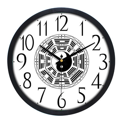 Chinese Style Wall Clocks 10 Inches Ba Gua Clock H319 For Tai Chi Yoga Acupuncture Massage Lover