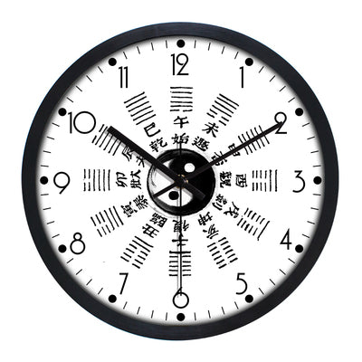 Chinese Style Wall Clocks 10 Inches Ba Gua Clock H323 For Tai Chi Yoga Acupuncture Massage Lover