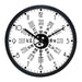 Chinese Style Wall Clocks 10 Inches Ba Gua Clock H323 For Tai Chi Yoga Acupuncture Massage Lover