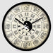 Chinese Style Wall Clocks Ba Gua Clock For Tai Chi Yoga Acupuncture Massage Lover