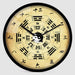 Chinese Style Wall Clocks Ba Gua Clock For Tai Chi Yoga Acupuncture Massage Lover