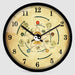 Chinese Style Wall Clocks Ba Gua Clock For Tai Chi Yoga Acupuncture Massage Lover