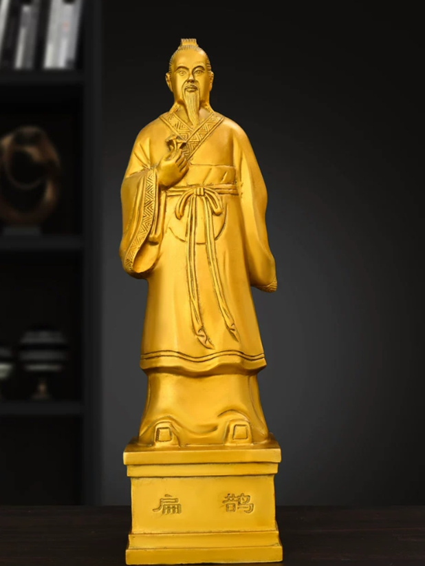 Chinese TCM Doctors Sun Simiao 孙思邈 copper ornaments Bian Que Hua Tuo Li Shizhen Zhang Zhongjing-Health Wisdom™