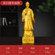 Chinese TCM Doctors Zhang Zhongjing 张仲景 copper ornaments Bian Que Sun Simiao Hua Tuo Li Shizhen-Health Wisdom™