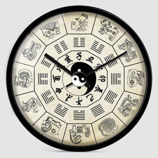 Buy Best Herb Chinese TCM Style Wall Clocks 10 Inches Ba Gua Clock ...
