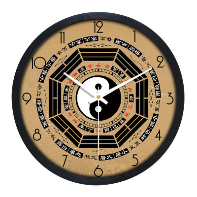 Chinese TCM Style Wall Clocks Ba Gua Clock For Tai Chi Yoga Acupuncture Massage Lover-Health Wisdom™