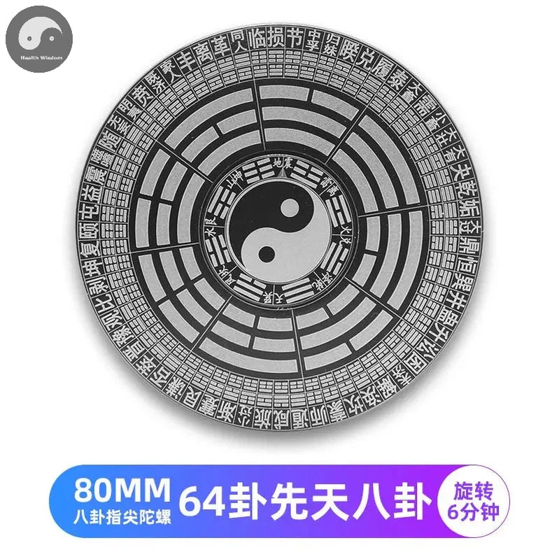 Chinese Tai Chi Bagua Brass Rotatable Feng Shui Compass Luopan Professional Master Supplies Luck Bless Home Decoration Ornaments-Health Wisdom™