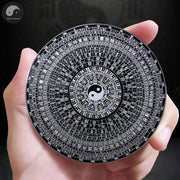 Chinese Tai Chi Bagua Brass Rotatable Feng Shui Compass Luopan Professional Master Supplies Luck Bless Home Decoration Ornaments-Health Wisdom™