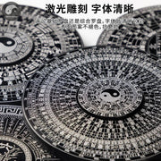 Chinese Tai Chi Bagua Brass Rotatable Feng Shui Compass Luopan Professional Master Supplies Luck Bless Home Decoration Ornaments-Health Wisdom™