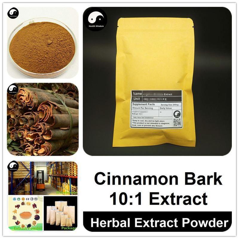 Cinnamon Bark Extract Powder 10:1, Cinnamomum Cassia P.E., Rou Gui-Health Wisdom™
