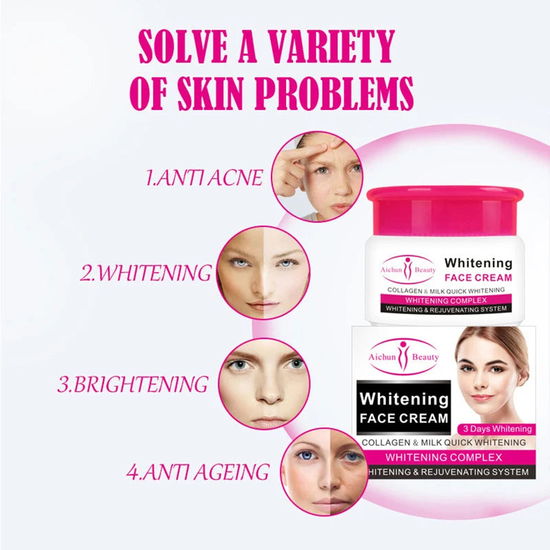 Collagen Milk Body Face Whitening Cream Moisturizing Improve Dullness Face Cream Underarm Whiten Cream Skin Care Body Lotion-Health Wisdom™