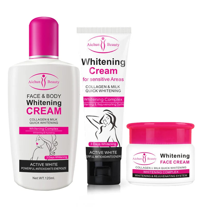Collagen Milk Body Face Whitening Cream Moisturizing Improve Dullness Face Cream Underarm Whiten Cream Skin Care Body Lotion-Health Wisdom™