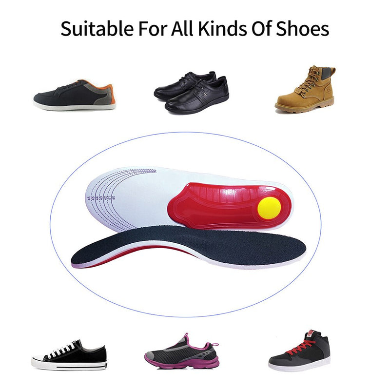 Comfortable Arch Support Flat Foot Orthotic Shoe Insoles Foot Pain Relief Insert Pad Orthopedic For Men Women Plantar Fasciitis-Health Wisdom™