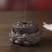 Cone Moxa Stick Clay Lotus Flower Moxibustion Burner Abdomen Massage Wormwood Herb Therapy Warm Uterus Treatment of Prostatitis-Health Wisdom™