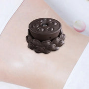 Cone Moxa Stick Clay Lotus Flower Moxibustion Burner Abdomen Massage Wormwood Herb Therapy Warm Uterus Treatment of Prostatitis-Health Wisdom™