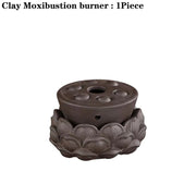 Cone Moxa Stick Clay Lotus Flower Moxibustion Burner Abdomen Massage Wormwood Herb Therapy Warm Uterus Treatment of Prostatitis-Health Wisdom™