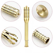 Copper Bar Moxibustion Tool Heating Acupuncture Point Warm Rolling Massage Therapy Device Chinese Medical Pure Moxa Stick-Health Wisdom™