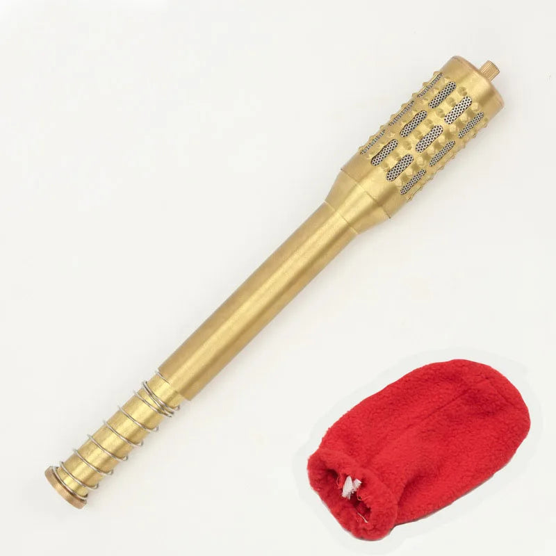 Copper Bar Moxibustion Tool Heating Acupuncture Point Warm Rolling Massage Therapy Device Chinese Medical Pure Moxa Stick-Health Wisdom™