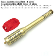 Copper Moxibustion Tool Handhold Moxa Stick Burner Rotable Massager Warm Acupoint Meridians Warm Massage Therapy Health Care-Health Wisdom™
