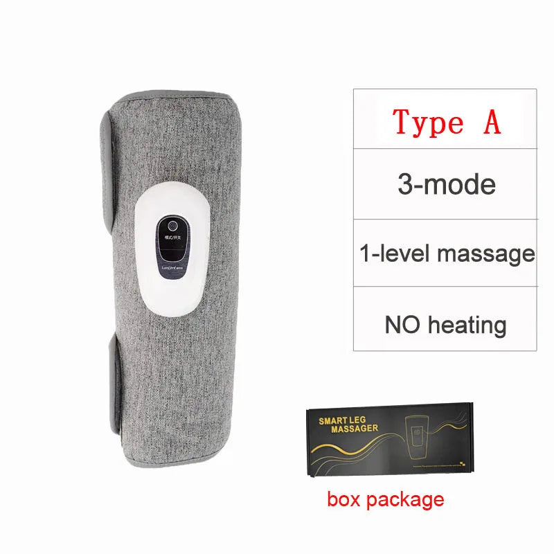 Cordless Electric Calf Muscle Massager Foot Leg Pressotherapy Heated Machine Pain Relief 3 Mode Air Compression Relax Physiother-Health Wisdom™