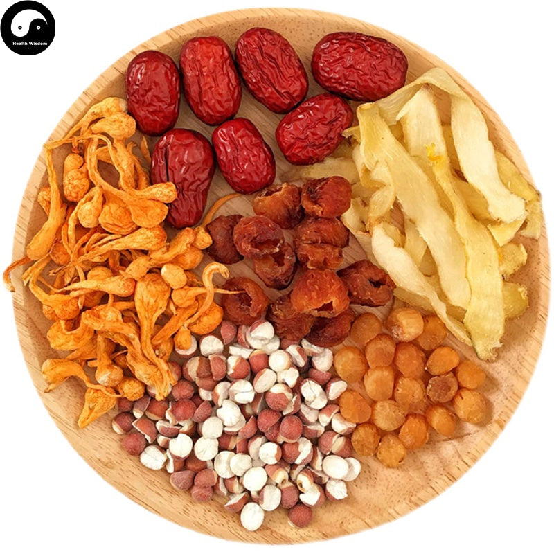 Cordyceps Gorgon Dried Scallops 虫草花芡实干贝 Chinese Guangdong Soup Ingredients Tang Bao 煲汤料包 Easy DIY Health Soups-Health Wisdom™