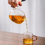 Creative Automatic Teapot Tea Infuser Magnetic Water Diversion Heat-resistant Kungfu Tea Drinking Chinese Glass Tea Set-Health Wisdom™