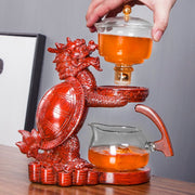 Creative Automatic Teapot Tea Infuser Tea Make Magnetic Water Diversion Heat-resistant Kungfu Tea Drinking Chinese Glass Tea Set-Health Wisdom™