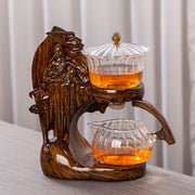 Creative Buddha Statue Glass Tea Set Automatic Teapot Tea Heat-resistant Kungfu Tea Drinking Tea Make-Health Wisdom™