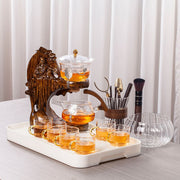 Creative Buddha Statue Glass Tea Set Automatic Teapot Tea Heat-resistant Kungfu Tea Drinking Tea Make-Health Wisdom™