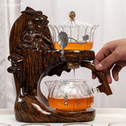 Creative Buddha Statue Glass Tea Set Automatic Teapot Tea Heat-resistant Kungfu Tea Drinking Tea Make-Health Wisdom™
