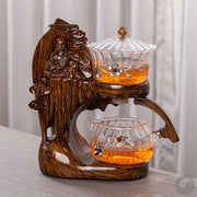 Creative Buddha Statue Glass Tea Set Automatic Teapot Tea Heat-resistant Kungfu Tea Drinking Tea Make-Health Wisdom™