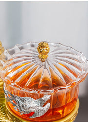 Creative Dragon Turtle Teapot Glass Lazy Automatic Tea Making Household Puer Oolong Tea Set Infuser Drinking-Health Wisdom™