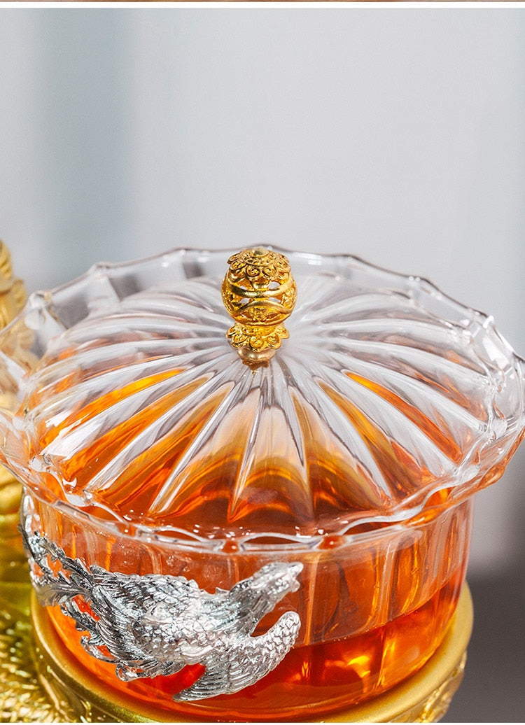 Creative Dragon Turtle Teapot Glass Lazy Automatic Tea Making Household Puer Oolong Tea Set Infuser Drinking-Health Wisdom™