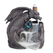 Creative European Style Winged Dragon Sandalwood Backflow Incense Burner Home Decoration Dragon Year Mascot (Without Incense)-Health Wisdom™