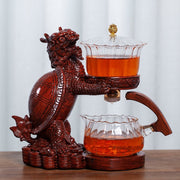 Creative Glass Tea Set Automatic Teapot Tea Infuser Magnetic Water Diversion Heat-resistant Kungfu Tea Drinking Tea Make-Health Wisdom™