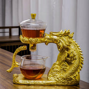 Creative Glass Tea Set Automatic Teapot Tea Infuser Magnetic Water Diversion Heat-resistant Kungfu Tea Drinking Tea Make-Health Wisdom™