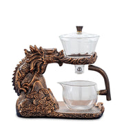 Creative Glass Tea Set Automatic Teapot Tea Infuser Magnetic Water Diversion Heat-resistant Kungfu Tea Drinking Tea Make-Health Wisdom™