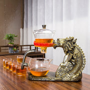 Creative Glass Tea Set Automatic Teapot Tea Infuser Magnetic Water Diversion Heat-resistant Kungfu Tea Drinking Tea Make-Health Wisdom™