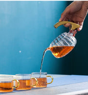 Creative GlassTea Set Automatic Teapot Tea Heat-resistant Kungfu Tea Drinking Tea Make Brave Troops-Health Wisdom™