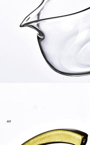 Creative Golden Toad Automatic Tea Set Set Household Heat-resistant Glass Tea Maker Tea Cup Office Kung Fu Teapot-Health Wisdom™