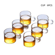 Creative Golden Toad Automatic Tea Set Set Household Heat-resistant Glass Tea Maker Tea Cup Office Kung Fu Teapot-Health Wisdom™