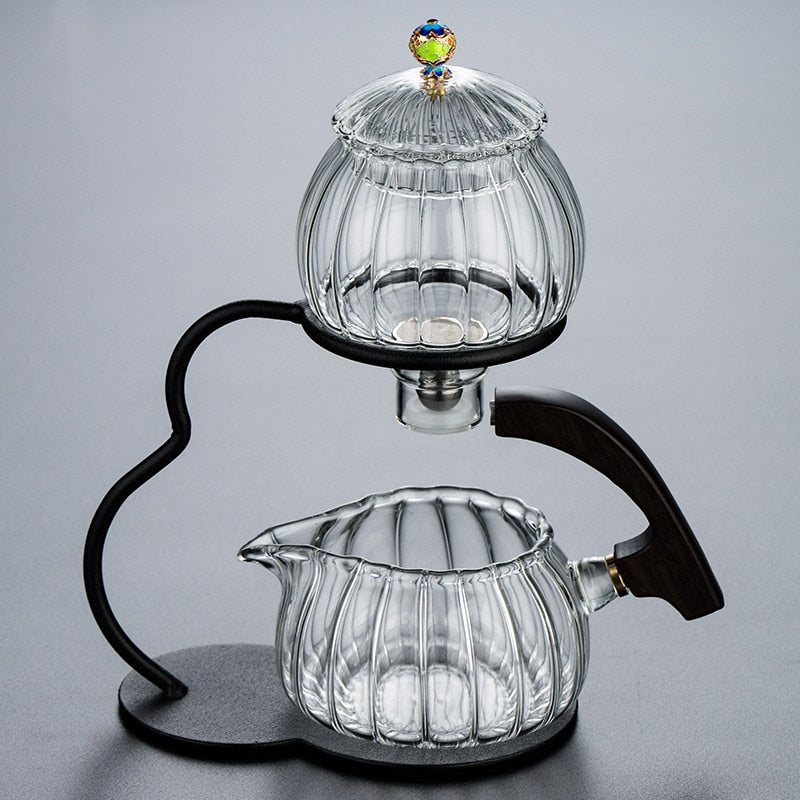 Creative Heat-resistant Teapot Glass Automatic Tea Making Puer Scented Kung Fu tea Tea Set Infuser Drinking Tea Maker-Health Wisdom™