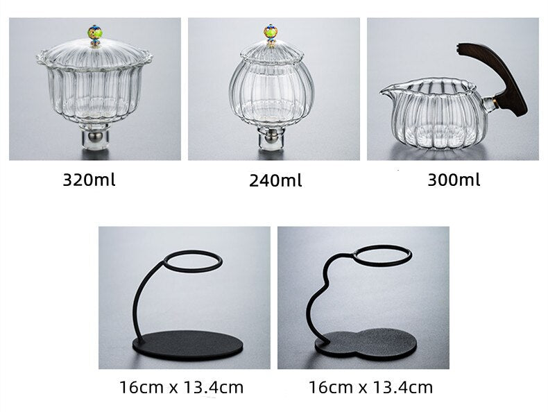 Creative Heat-resistant Teapot Glass Automatic Tea Making Puer Scented Kung Fu tea Tea Set Infuser Drinking Tea Maker-Health Wisdom™