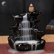 Creative Home Decor Backflow Stick Incense Burner Ceramic Censer Home Decoration Use In Home Teahouse Zen Yoga Decor -No Incense-Health Wisdom™