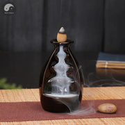 Creative Home Decor Backflow Stick Incense Burner Ceramic Censer Home Decoration Use In Home Teahouse Zen Yoga Decor -No Incense-Health Wisdom™