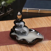 Creative Home Decor Backflow Stick Incense Burner Ceramic Censer Home Decoration Use In Home Teahouse Zen Yoga Decor -No Incense-Health Wisdom™