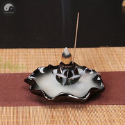 Creative Home Decor Backflow Stick Incense Burner Ceramic Censer Home Decoration Use In Home Teahouse Zen Yoga Decor -No Incense-Health Wisdom™