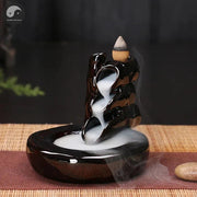 Creative Home Decor Backflow Stick Incense Burner Ceramic Censer Home Decoration Use In Home Teahouse Zen Yoga Decor -No Incense-Health Wisdom™
