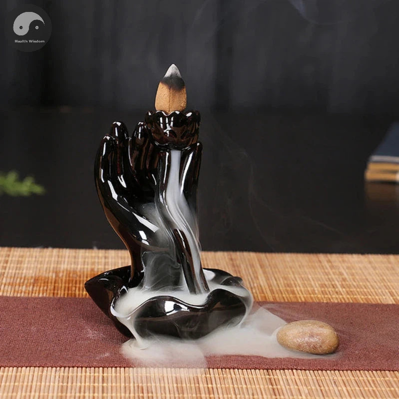 Creative Home Decor Backflow Stick Incense Burner Ceramic Censer Home Decoration Use In Home Teahouse Zen Yoga Decor -No Incense-Health Wisdom™
